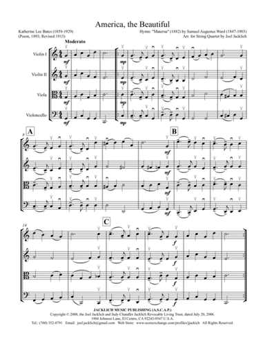 America the Beautiful (arr. Joel Jacklich (ASCAP))