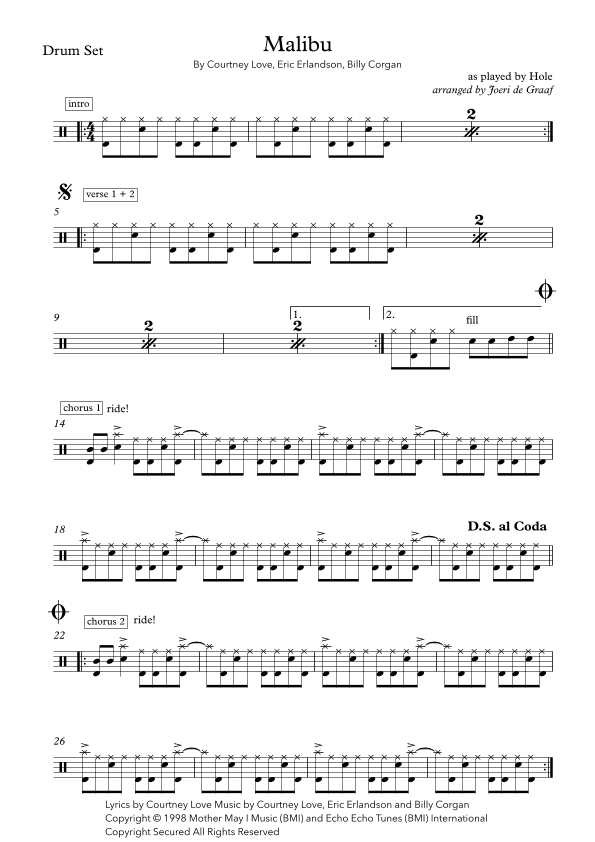 Malibu (arr. Joeri de Graaf)