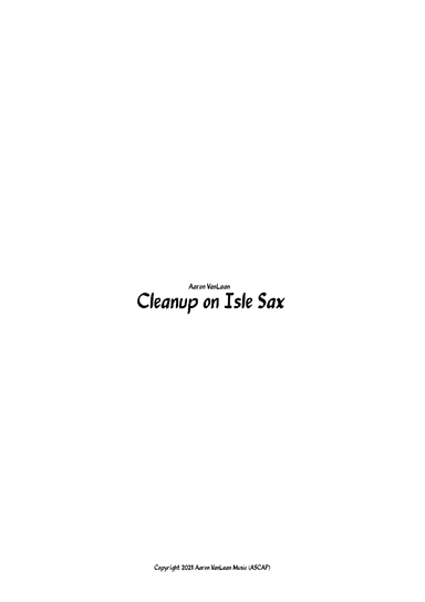 Cleanup on Isle Sax
