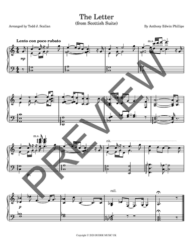 The Letter (arr. Todd J. Scallan)