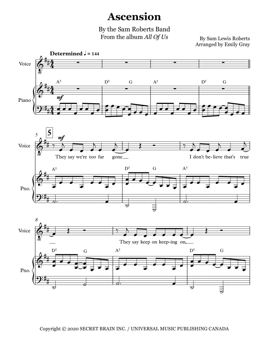 Ascension (arr. Emily Gray)