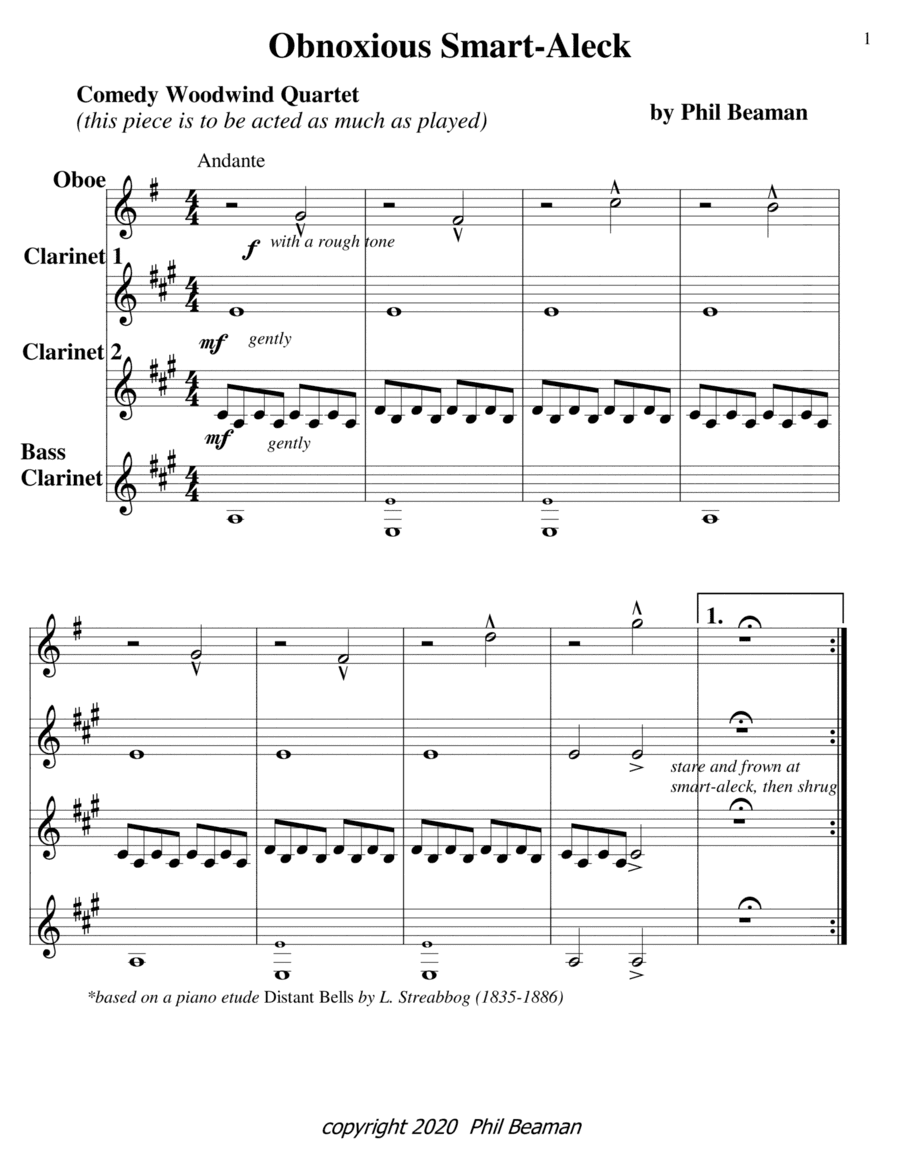 Obnoxious Smart-Aleck-Woodwind Quartet 2