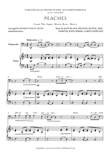 Peaches (arr. Danilo "Daca" Alves)