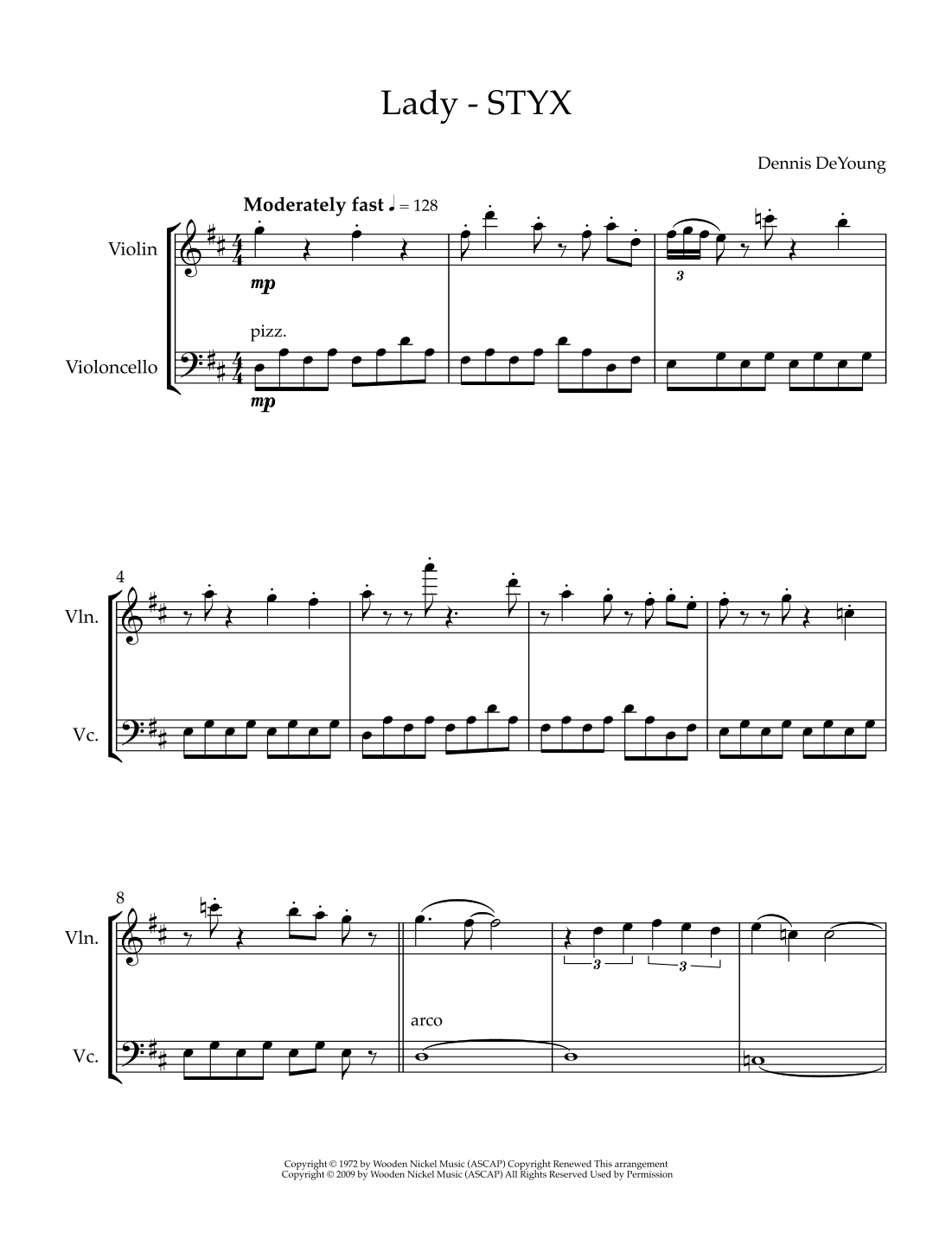 Lady (arr. Sherry Lewis)