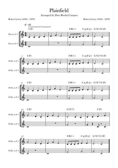 Plainfield (arr. Davi Rocha Campos)