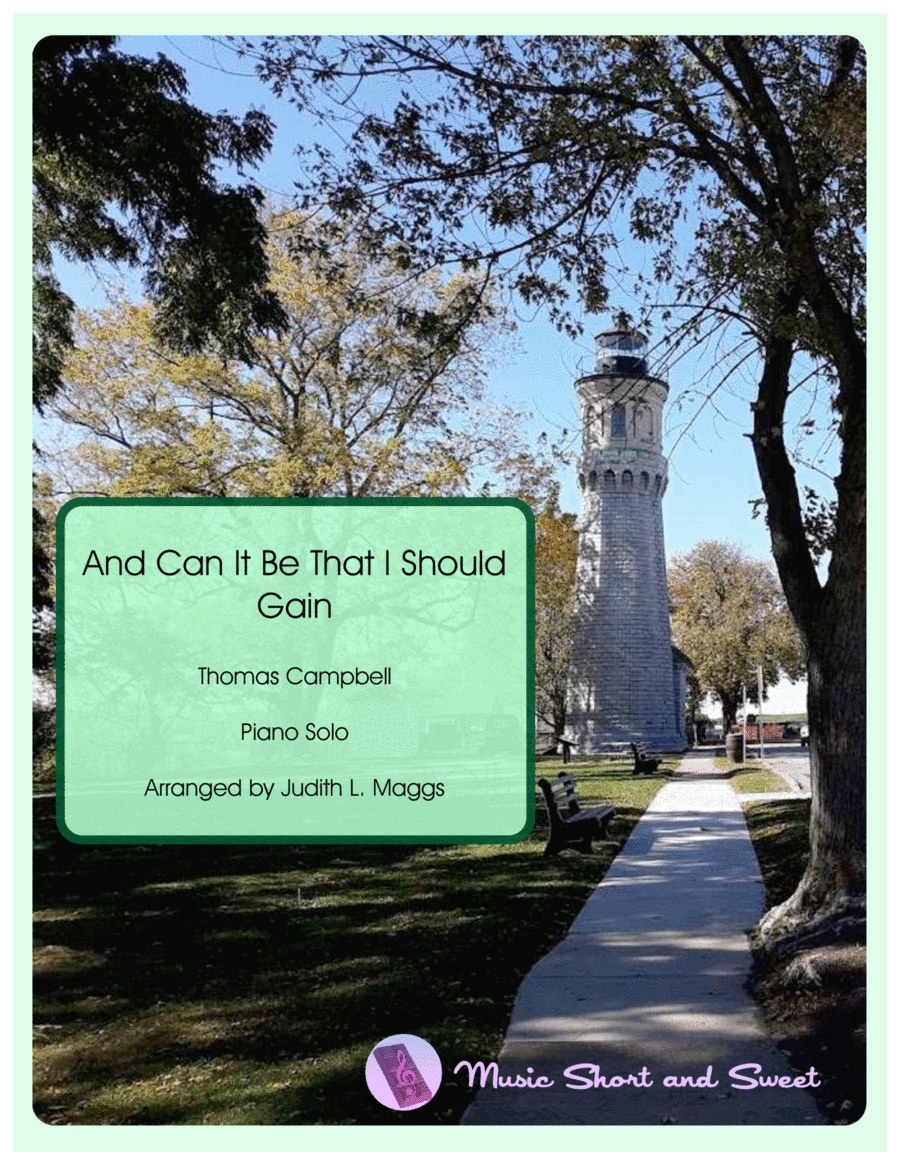 And Can It Be That I Should Gain (Sagina) (arr. Judith L. Maggs)