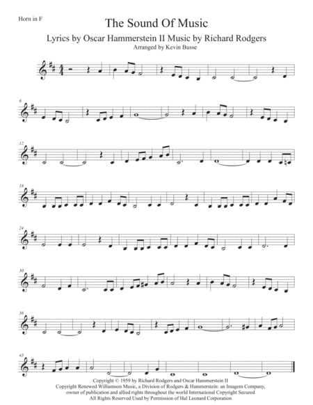 The Sound Of Music (arr. Kevin Busse)