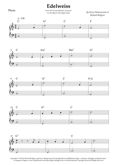 Edelweiss (arr. Wesley S. SIlva)