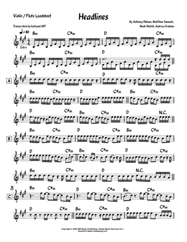 Headlines (arr. Katsumi WF)