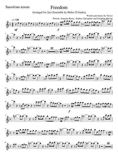 Freedom (arr. Helios D'Andrea)