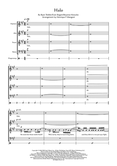Halo (arr. Henrique F Mangoni)