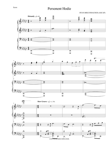 Personent Hodie/O Come O Come Emmanuel (arr. Ryan Brechmacher)