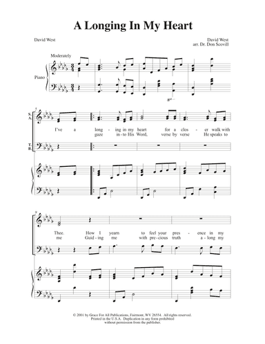 A Longing in My Heart