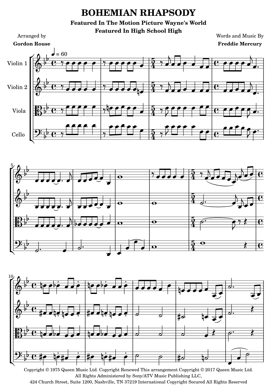 Bohemian Rhapsody (arr. Gordon Rouse)