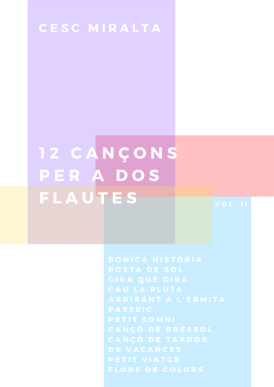 12 Canc¸ons per a Dos Flautes Vol II