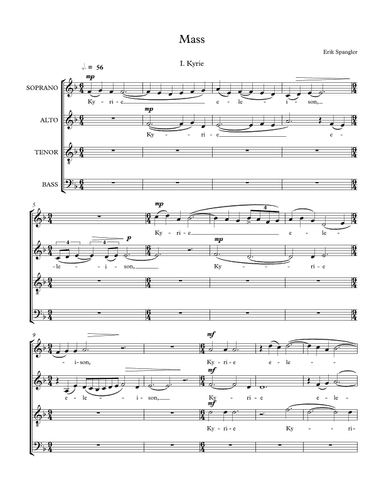 Mass - SATB choir