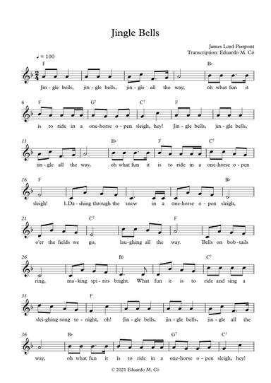 Jingle Bells (arr. Eduardo Mutz Có)