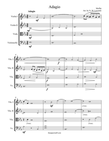 Adagio (arr. Nick Lacanski)