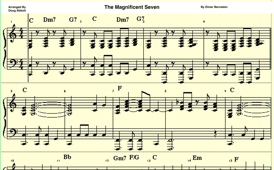 The Magnificent Seven (arr. Doug Abbott)