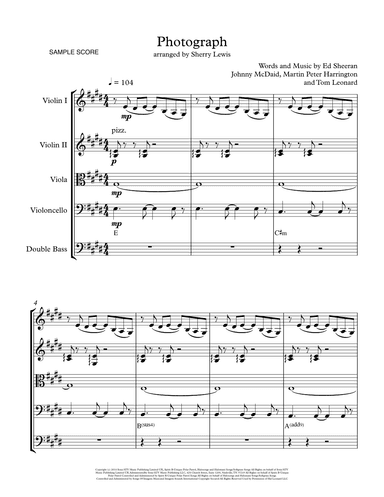 Photograph (arr. Sherry Lewis)