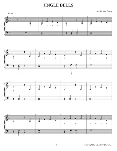 JINGLE BELLS (arr. Le Nhat Quang)