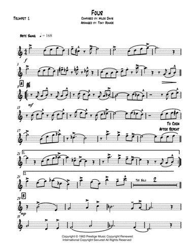 Four (arr. Tony Benade)