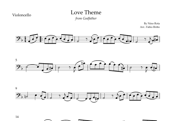 The Godfather (love Theme) (arr. Fabio Britto)