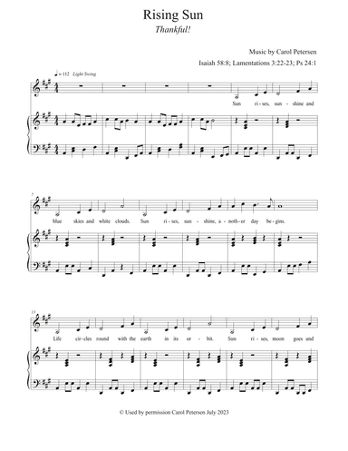 Rising Sun (Thankful!)