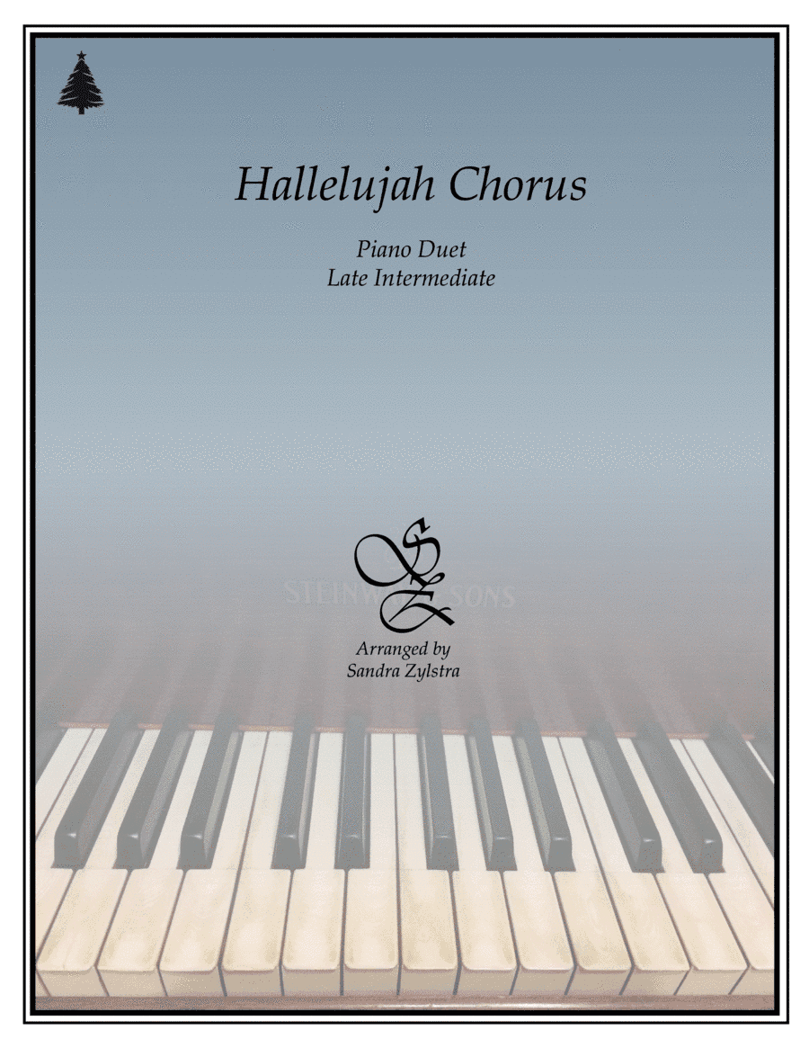 Hallelujah Chorus (1 piano, 4 hand piano duet) (arr. sandra dee zylstra)