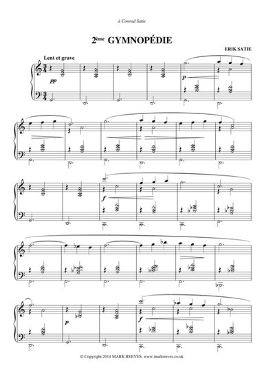 Gymnopedie No. 2 (arr. Mark Reeves)