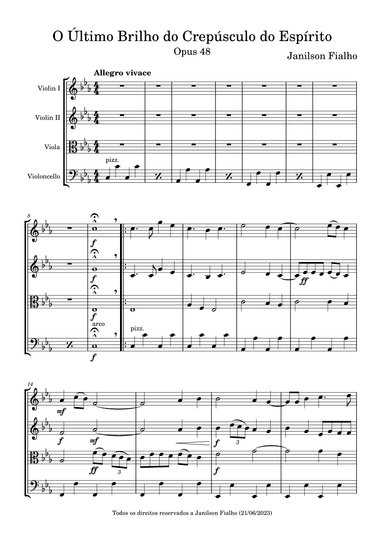 O Último Brilho do Crepúsculo do Espírito, Opus 48