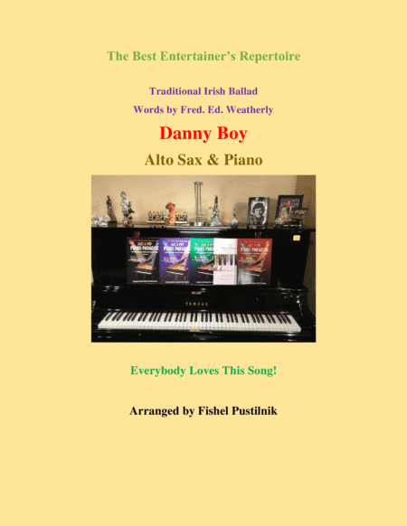 "Danny Boy"-Piano Background for Alto Sax and Piano (arr. Fishel Pustilnik)