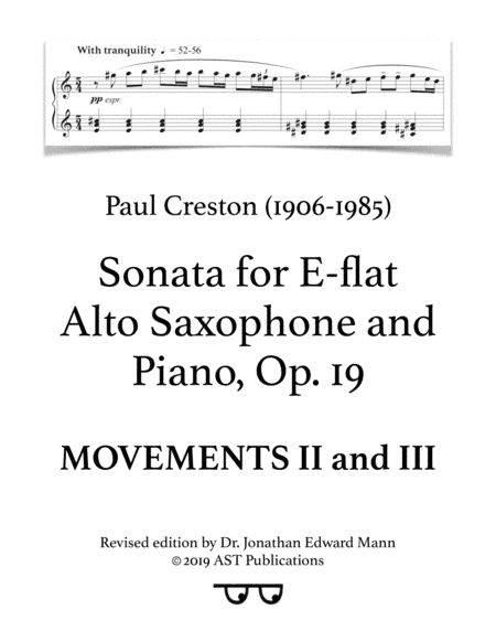 Saxophone Sonata (arr. AST Publications)