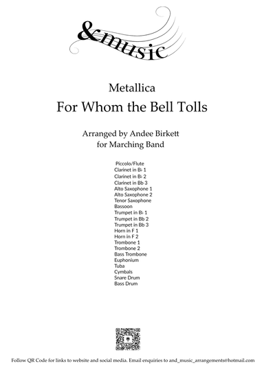For Whom The Bell Tolls (arr. Andee Birkett)