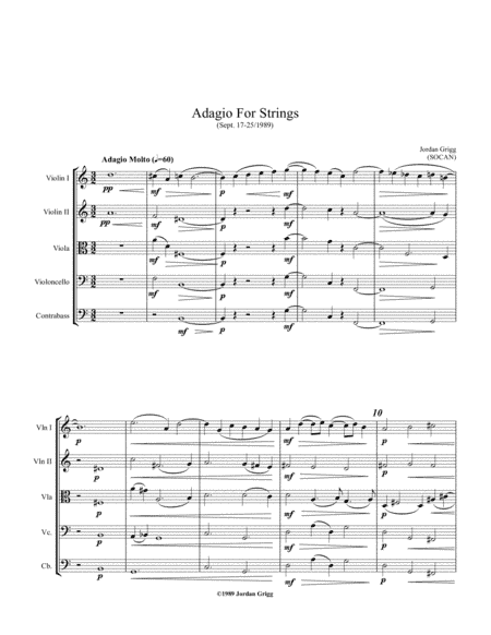 Adagio for Strings