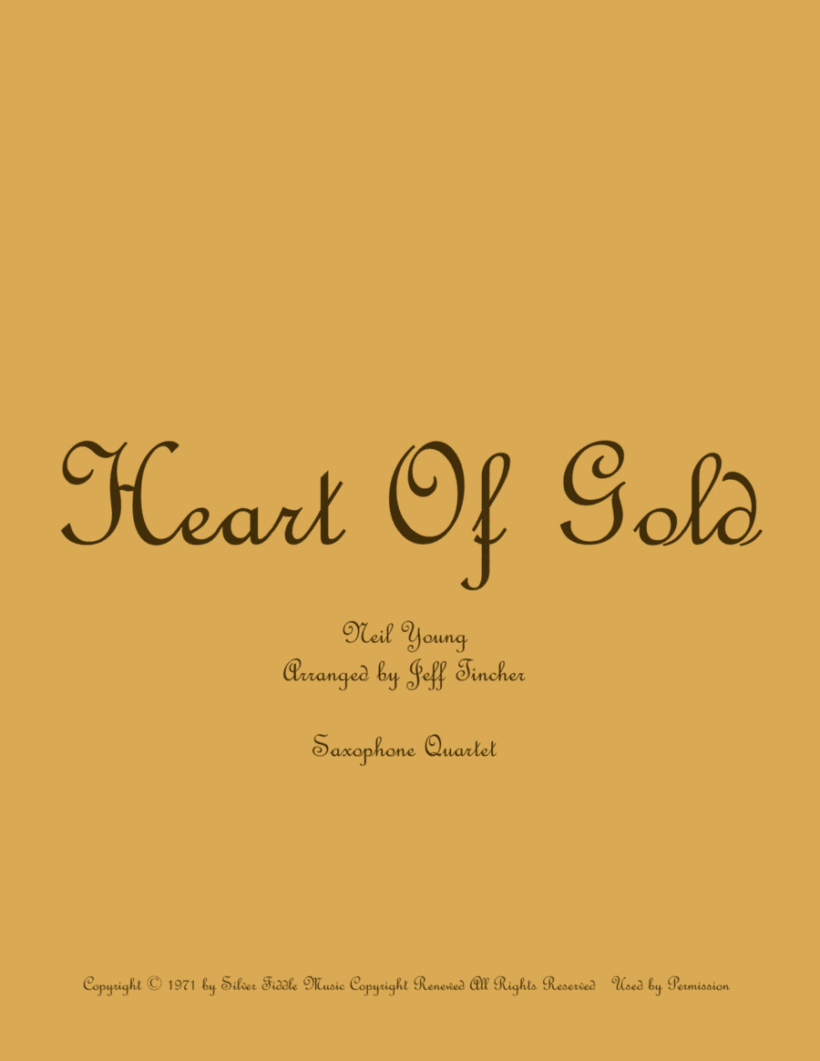 Heart Of Gold (arr. Jeff Tincher)