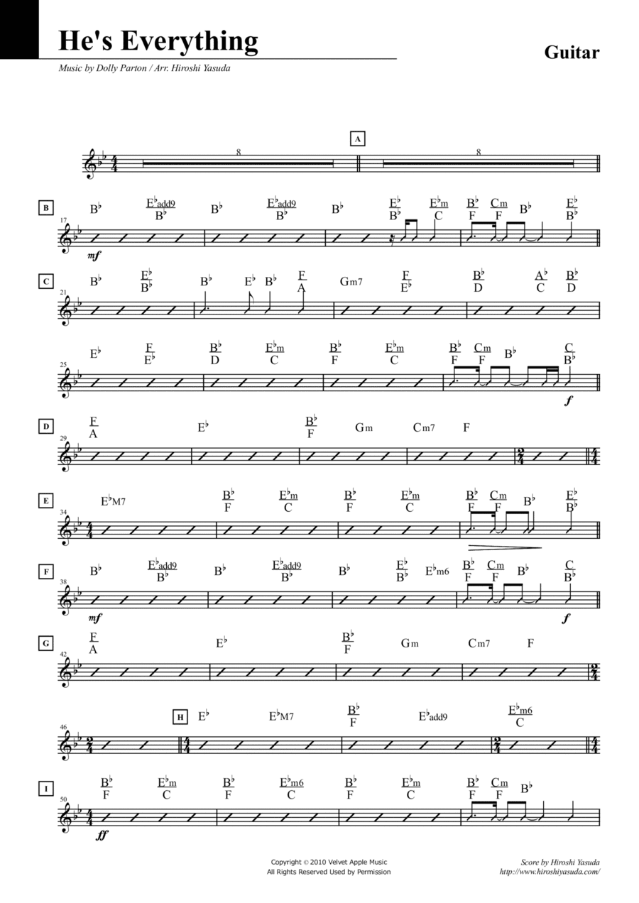 He's Everything (arr. Hiroshi Yasuda)