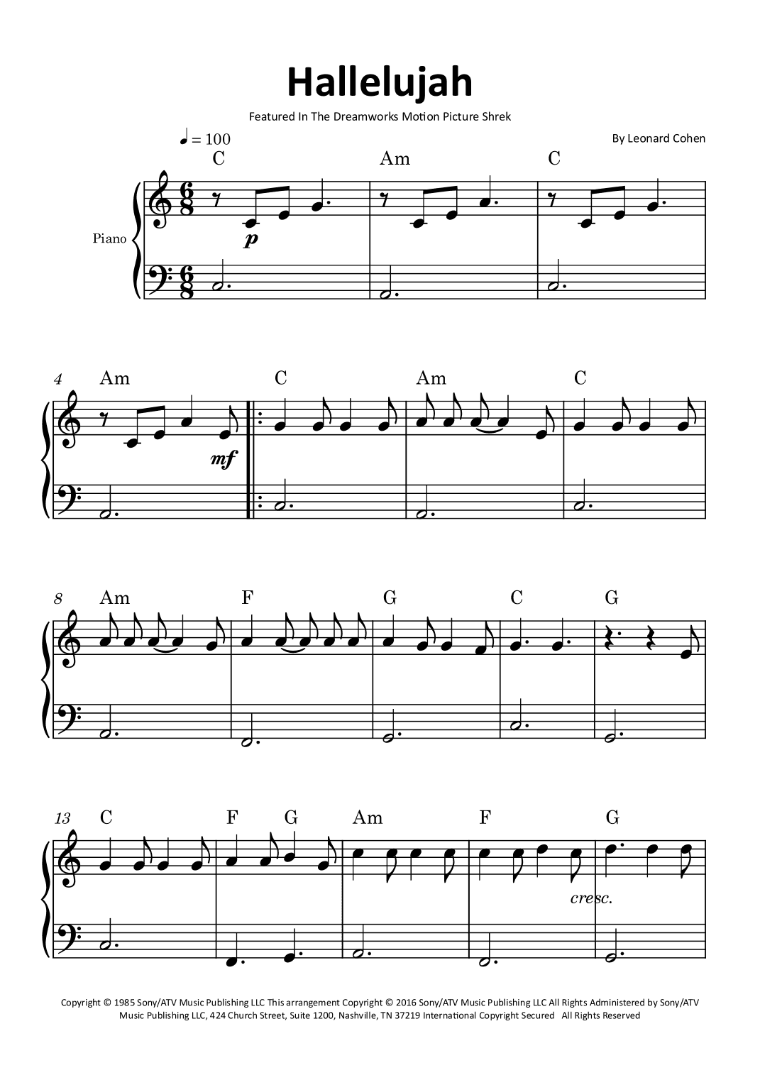 Hallelujah (arr. Glauco Fernandes)