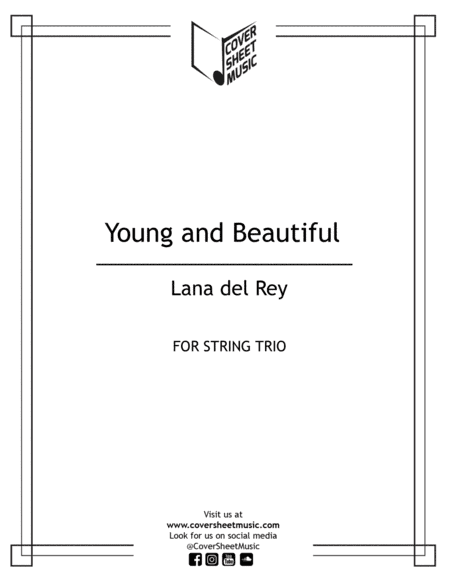 Young And Beautiful (arr. Jose Quintana)