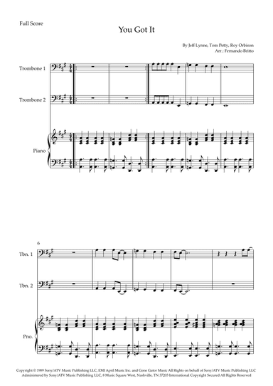 You Got It (arr. Fernando Britto)