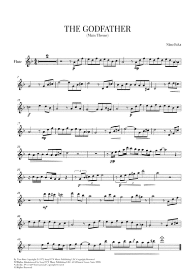 The Godfather (main Theme) (arr. Cadenza Editions)