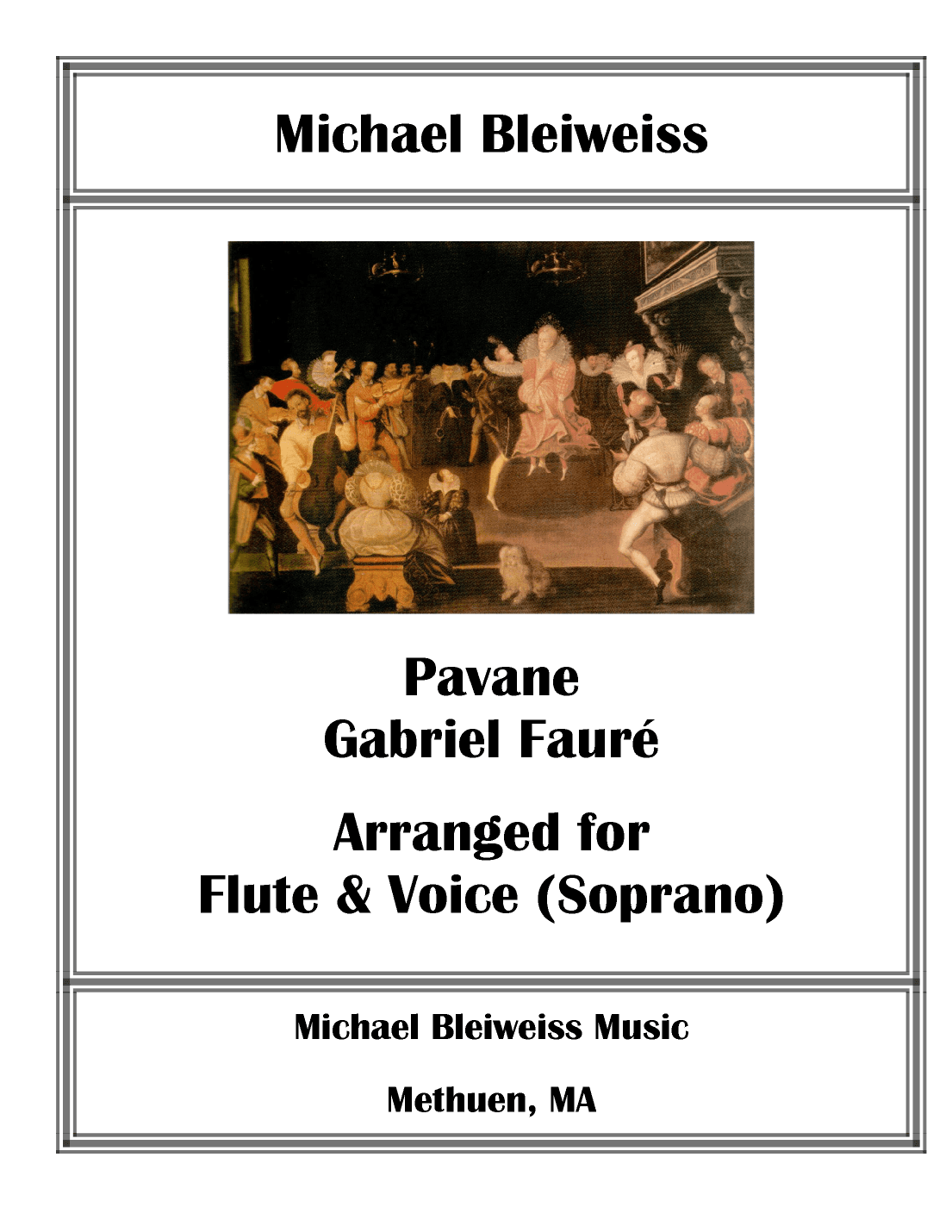 Pavane for Flute and Voice (arr. Michael Bleiweiss)