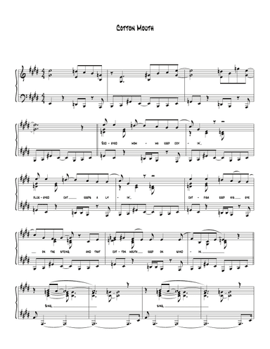 Cotton Mouth (arr. Biegler)