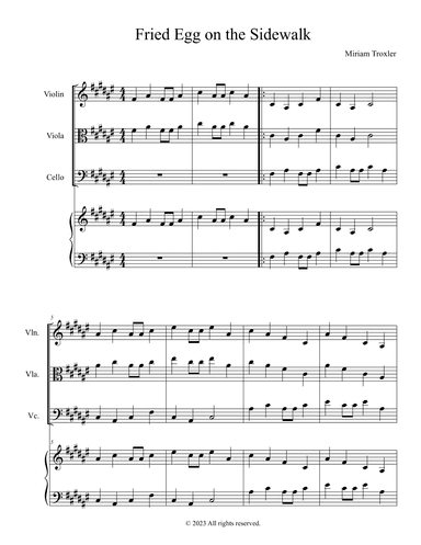 Fried Egg on the Sidewalk