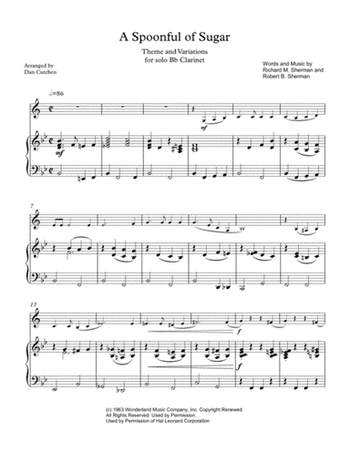 A Spoonful Of Sugar (arr. Dan Cutchen)
