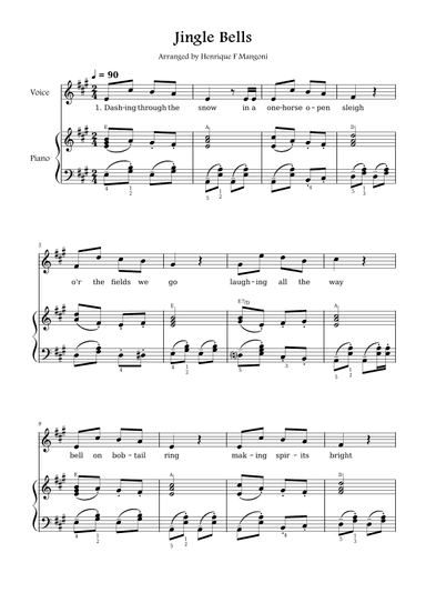 Jingle Bells (arr. Henrique F Mangoni)