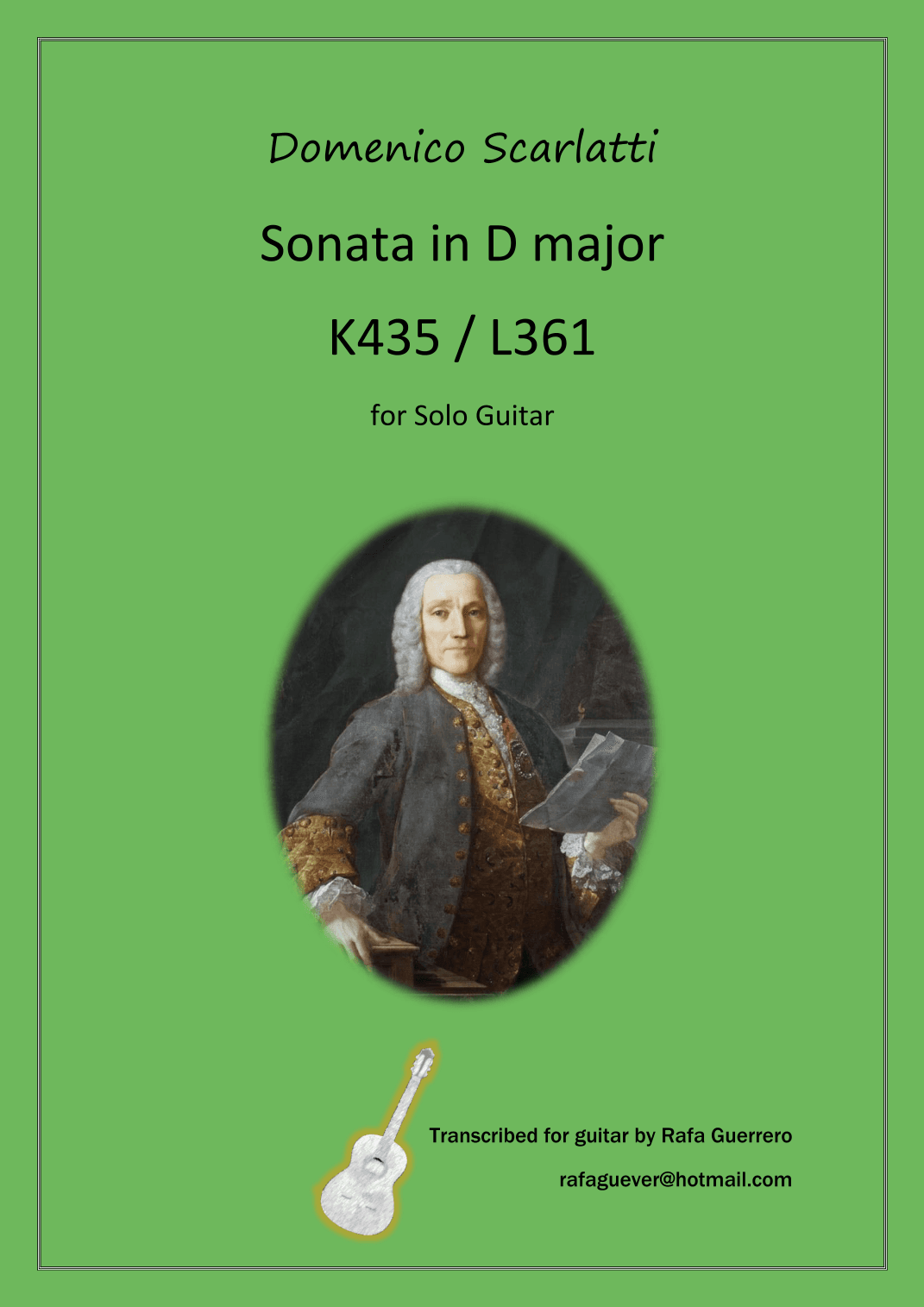 Sonata K435 / L361 (arr. Rafa Guerrero)