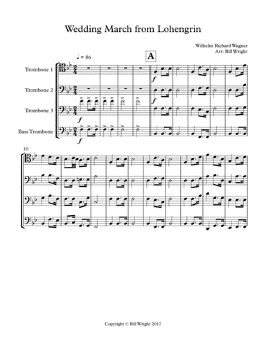 Bridal Chorus from Lohengrin (arr. Bill Wright)