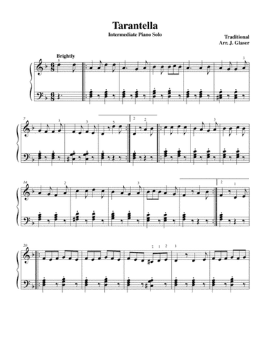 Tarantella (arr. Jeremy Glaser)