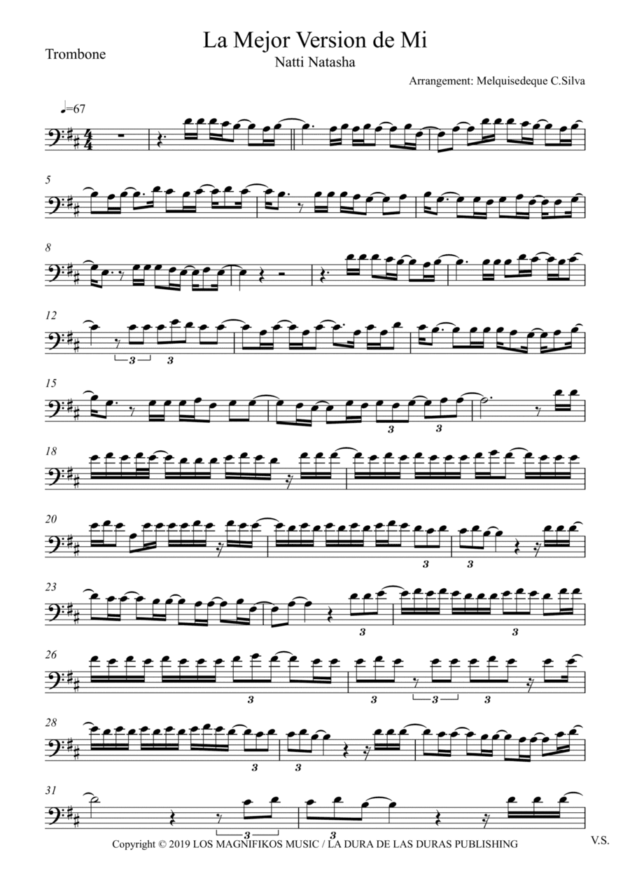 La Mejor Version De Mi (arr. Melquisedeque C.Silva)
